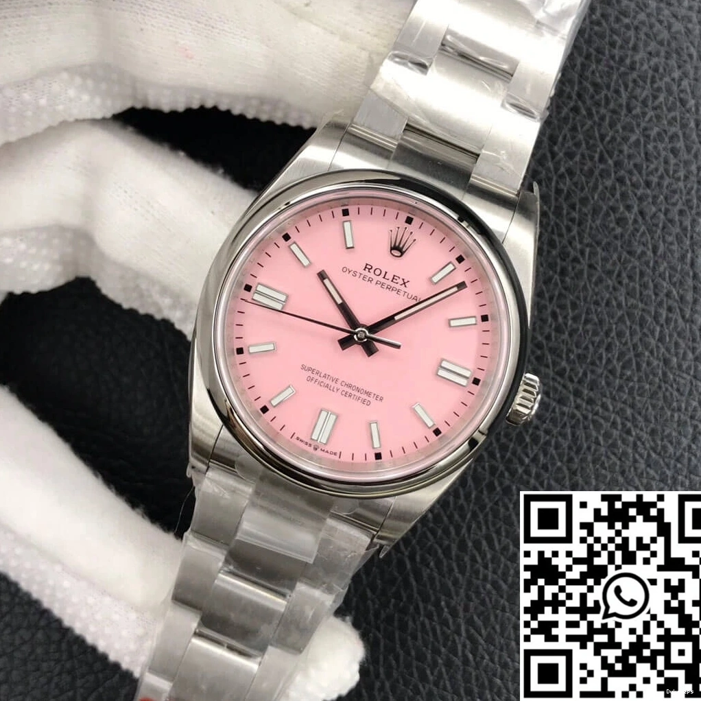 Pink Factory 36MM M126000-0008 EW Dial Oyster Candy Perpetual Rolex 0117